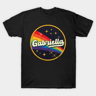 Gabriella // Rainbow In Space Vintage Grunge-Style T-Shirt